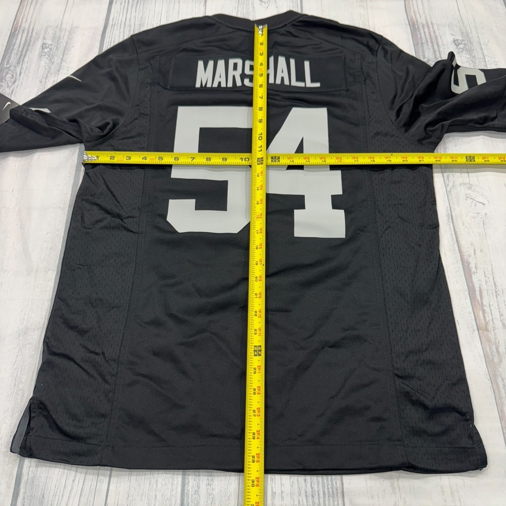 NWT Las Vegas Raiders Brandon Marshall Jersey M NFL Nike On Field Mens‎ Football - Picture 6 of 8